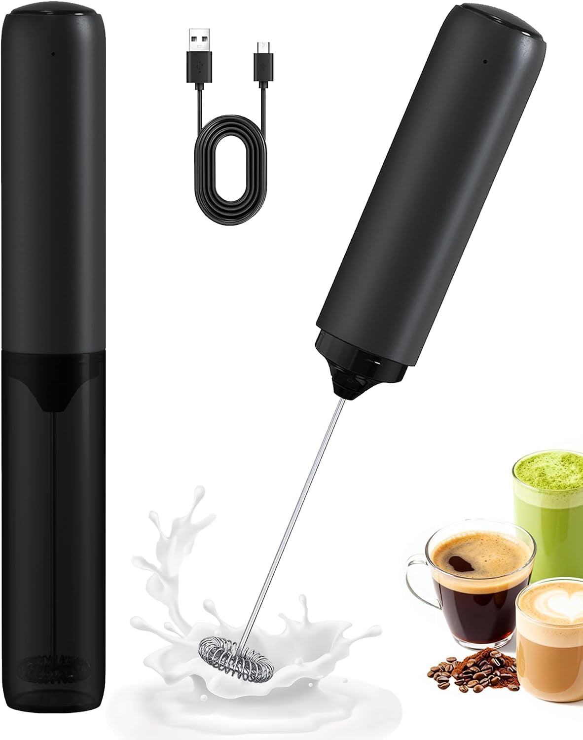 Rechargeable Handheld Milk Frother