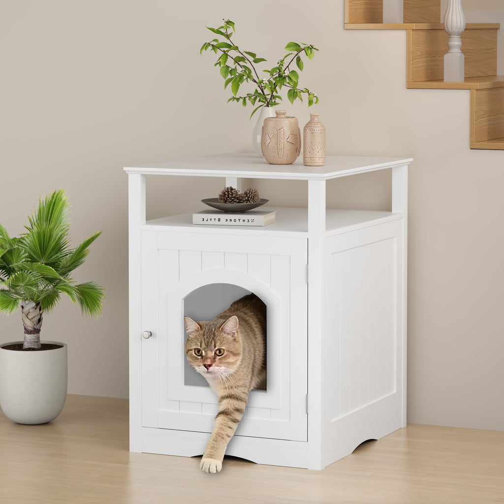 Hidden Cat Litter Box Cabinet