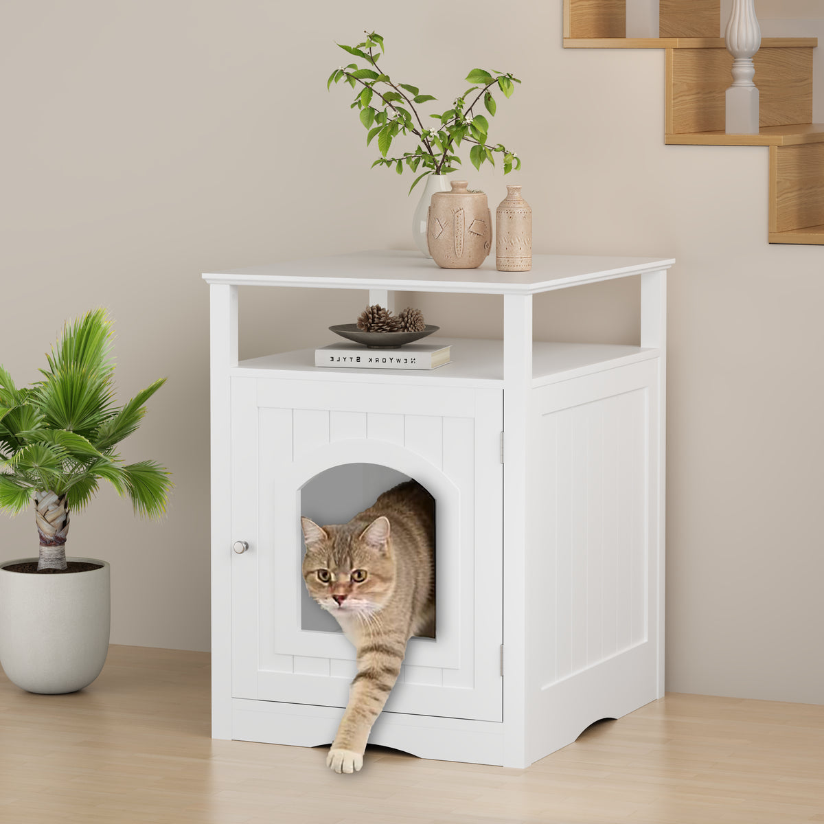 Hidden Cat Litter Box Cabinet
