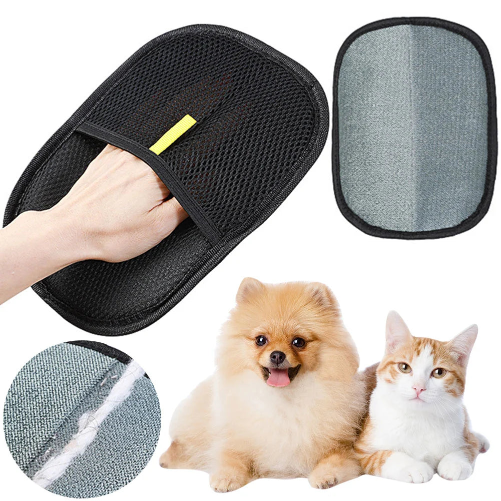 Pet Grooming & Hair Remover Glove