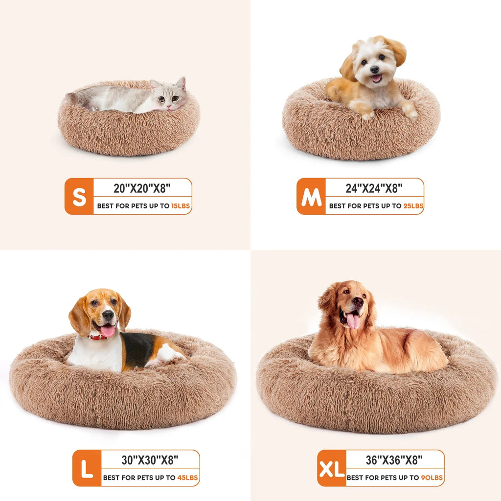 Cozy Donut Dog Bed