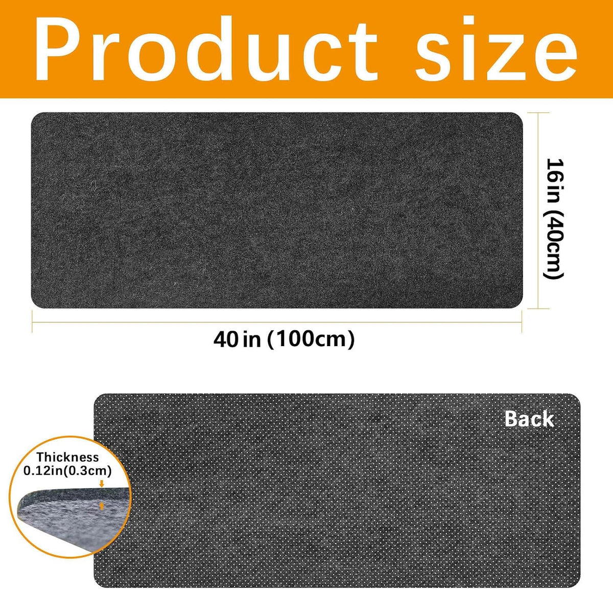 Large Felt Desk Mat