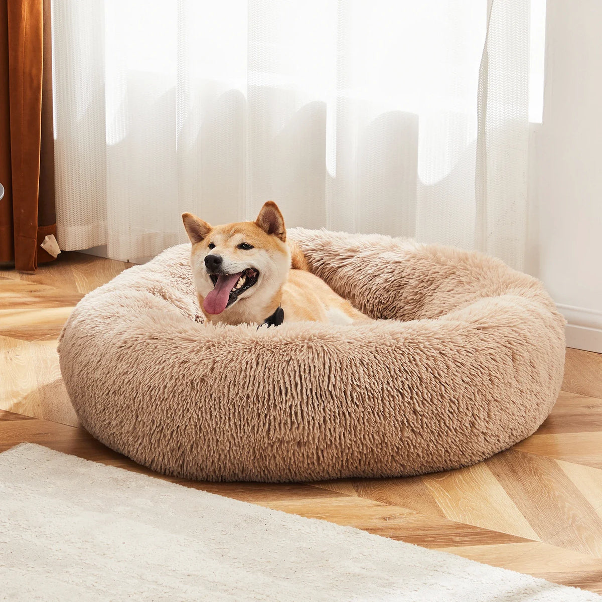 Cozy Donut Dog Bed