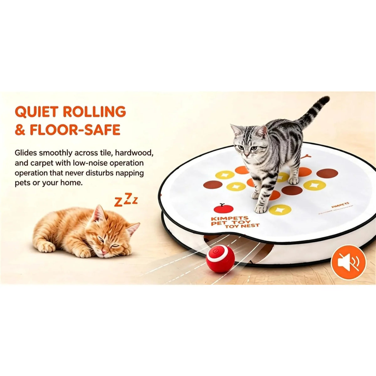 Hide & Seek Interactive Cat Toy