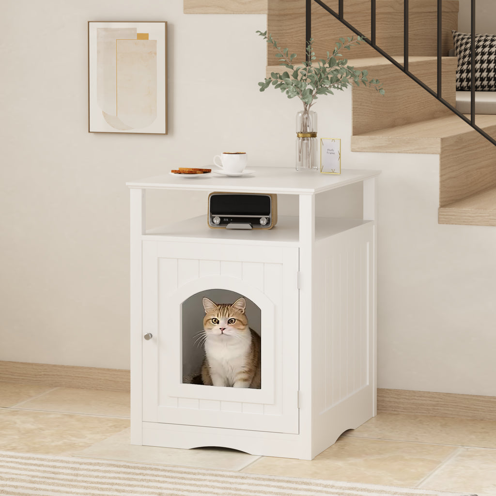 Hidden Cat Litter Box Cabinet