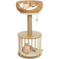 Modern Rattan Cat Tree