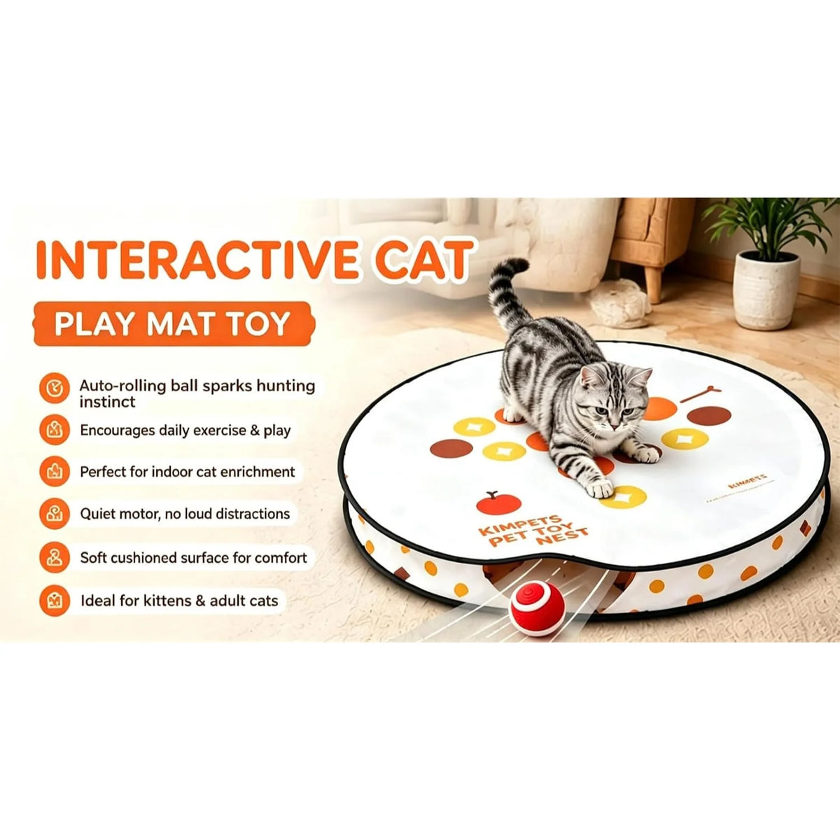 Hide & Seek Interactive Cat Toy