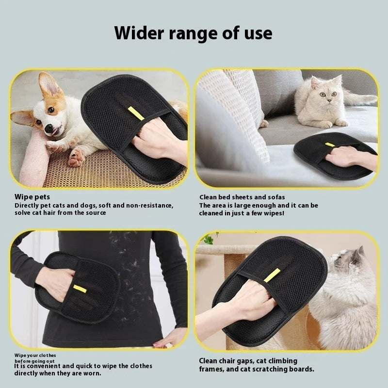 Pet Grooming & Hair Remover Glove